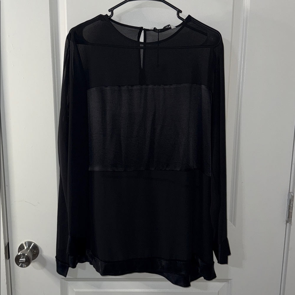 Zara Elegant Black Top